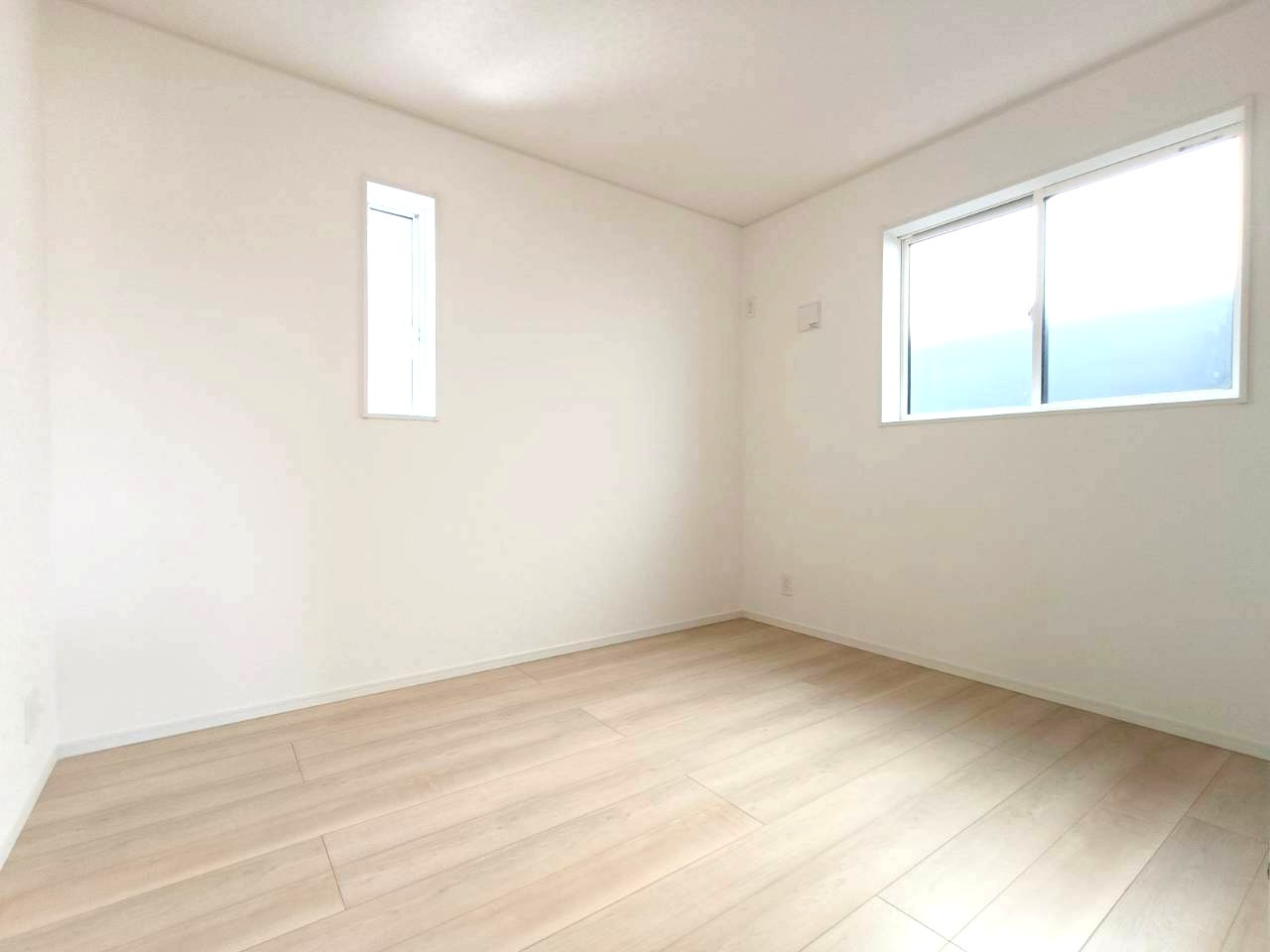 八潮市　木曽根　新築戸建　全4棟の洋室|広々とした洋室です