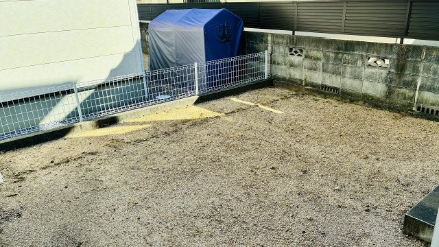 豊成1丁目中古戸建の庭