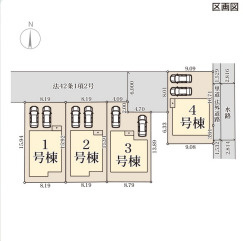 リーブルガーデン橿原市曽我町7期の区画図