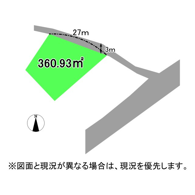 売土地　三島市沢地の土地図|土地図です。