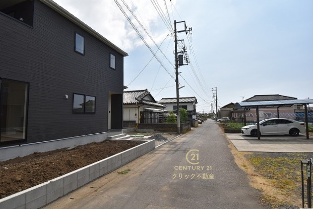 Cradlegarden　 ひたちなか市平磯町　第2　4の前面道路含む現地写真|現地撮影（2026年7月）