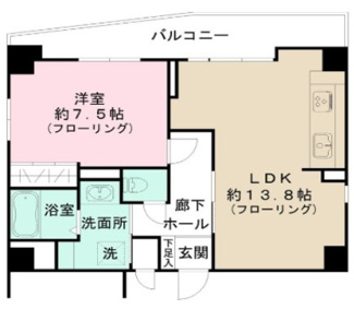 【間取り】 | ラ・ムエット大宮 | 間取りです。