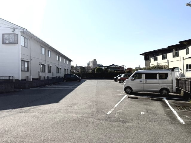 【 仲介手数料半額対象物件 】ハミングタウン久留米G棟の駐車場|2台目の駐車場も契約可能です