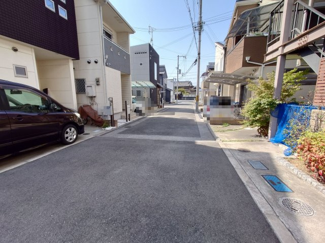 泉大津市松之浜町１丁目　戸建の前面道路含む現地写真|前面道路