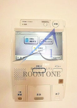 朝日シティパリオ三ノ輪のセキュリティ|モニター付きインターホンです。
