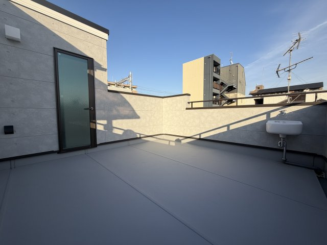 今津水波町新築戸建のバルコニー