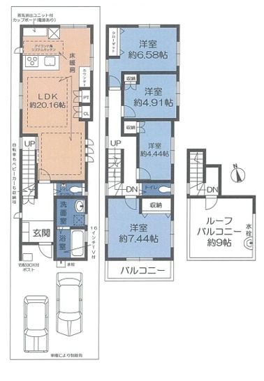 今津水波町新築戸建の間取り