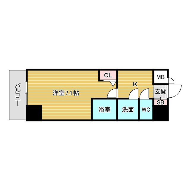 サムティ福島Rufleの間取り