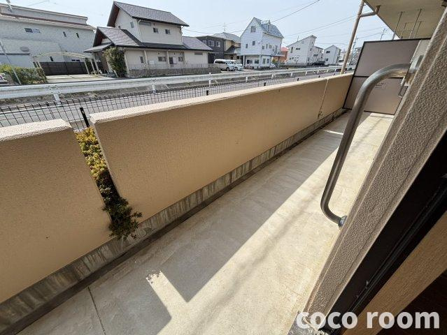 西焼津メゾン小石川のバルコニー