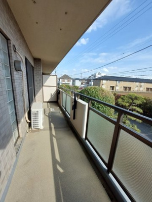 【バルコニー】 | コスモ市川東アヴァンタージュ | 南向きバルコニー