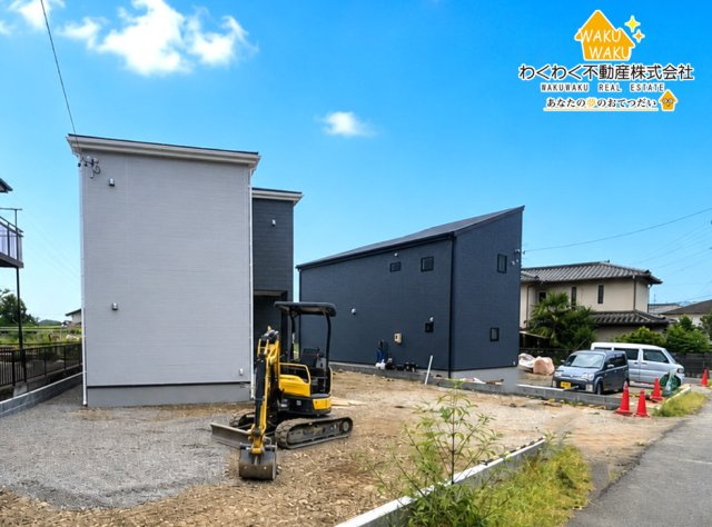 島田市金谷根岸町／　新築戸建のその他|2026年7月下旬撮影　（左手1号棟、右手2号棟）