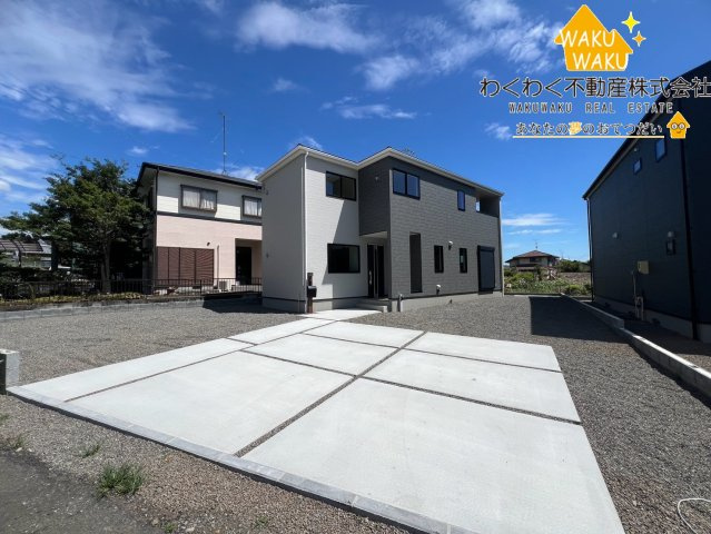 島田市金谷根岸町／　新築戸建の前面道路含む現地写真|2026年8月13日撮影