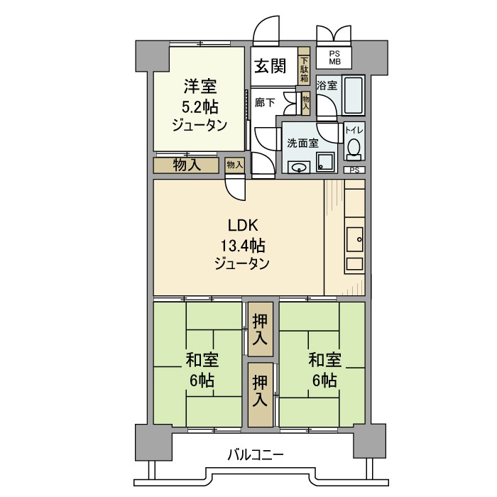 シティコープ豊洲の間取り|間取りです。