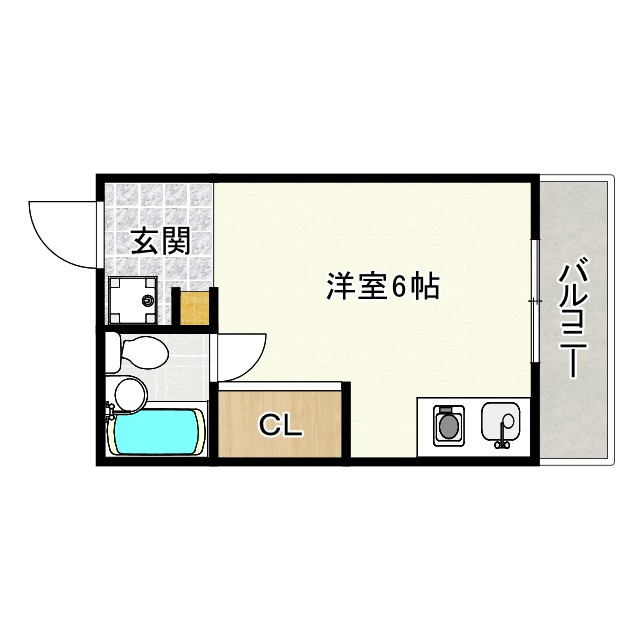 ローズレジデンス西八代の間取り