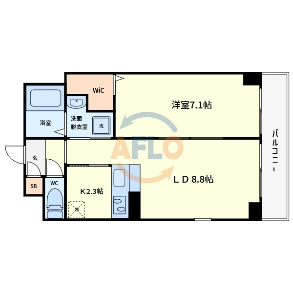 Comfort Fukaeの間取り|Comfort Fukae　間取り