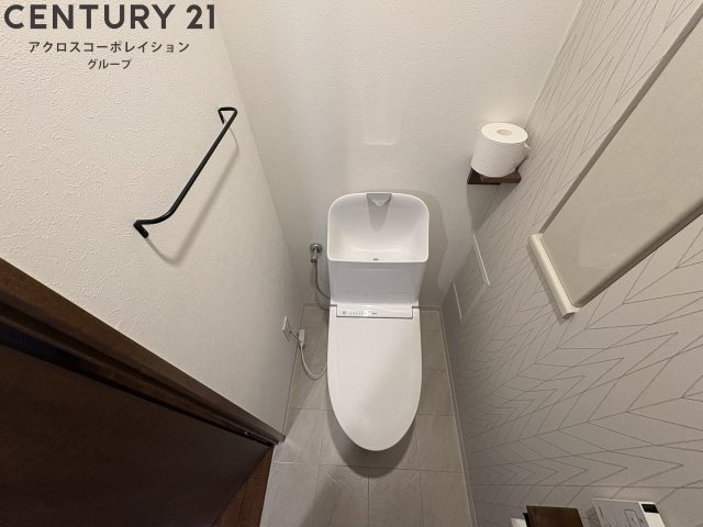 ゆったり落ち着けるトイレです！