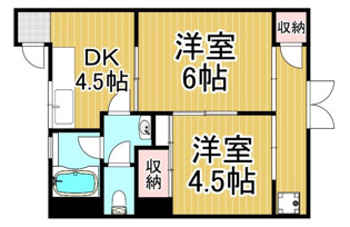 コーポヒカリの間取り