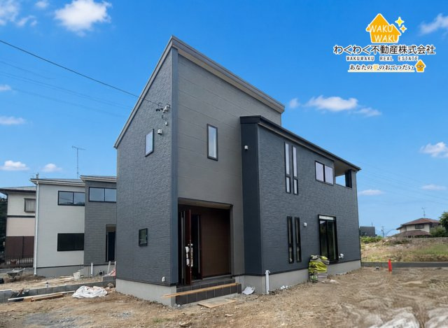 島田市金谷根岸町／　新築戸建の外観|2026.６月上旬撮影