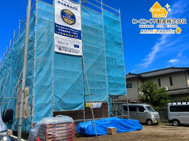 島田市金谷根岸町／　新築戸建の前面道路含む現地写真|2026.６月上旬撮影