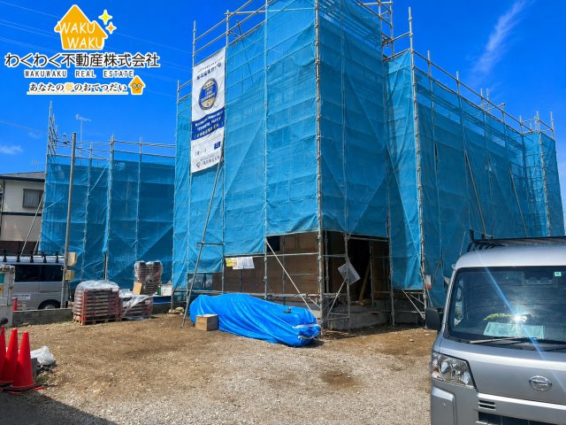 島田市金谷根岸町／　新築戸建の外観|2026.６月上旬撮影