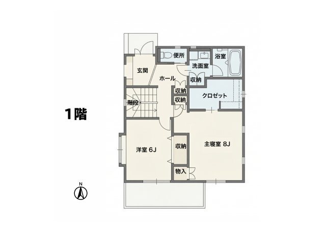 杉並区　戸建ての間取り