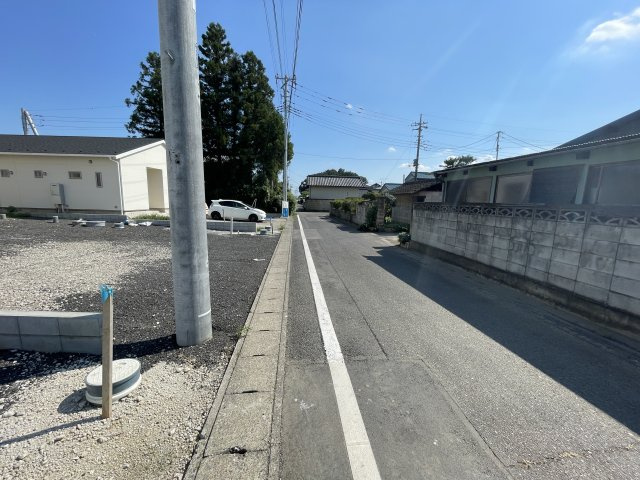 新築戸建・新築建売　太田市新田大根町第2　綿打小学校・綿打中学校の前面道路含む現地写真