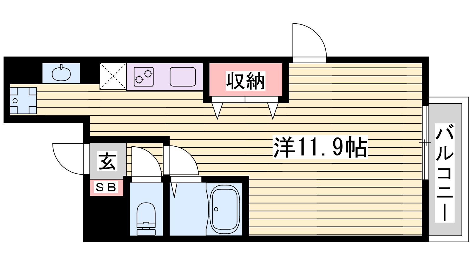 Maison Asahiの間取り