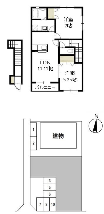 オレンジコート・Tの間取り