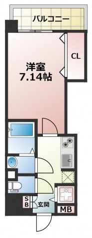 Luxe布施駅前の間取り