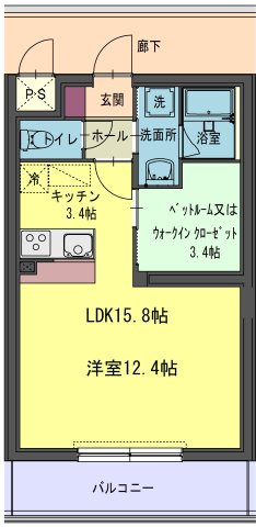 コルトーナ壱番館の間取り