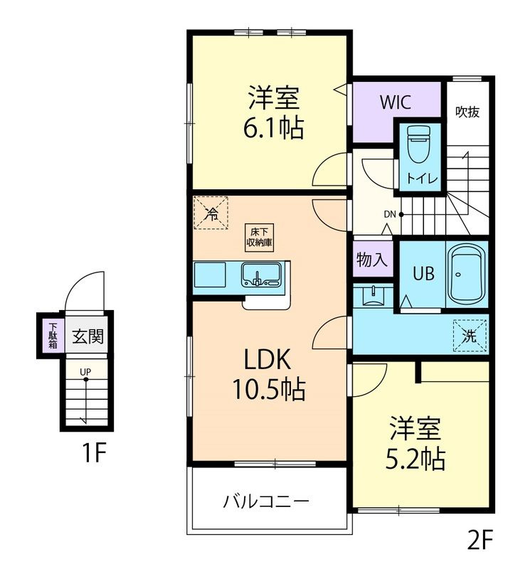 フォーゲルの間取り