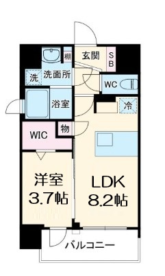 【間取り】 | プランドール新北野