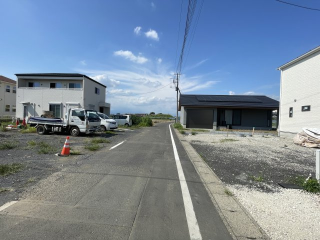 新築戸建・新築建売　太田市新田大根町第2　綿打小学校・綿打中学校の前面道路含む現地写真