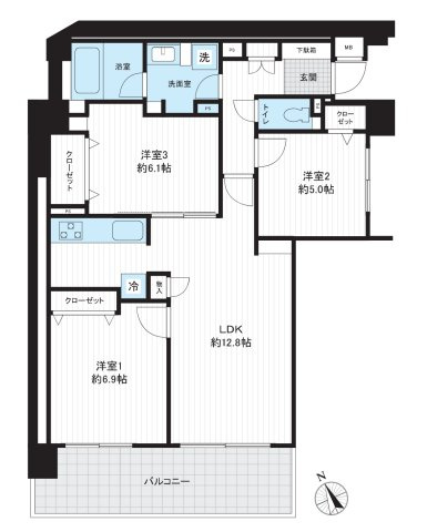 【間取り】 | 東戸塚前田町パークホームズ