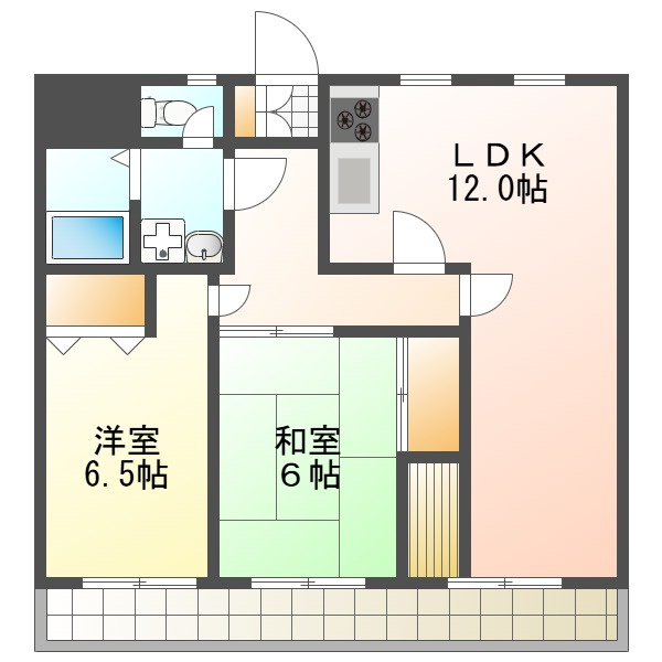 ホシダマンションの間取り