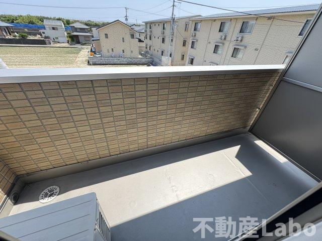 ロイヤルサン　B棟のバルコニー