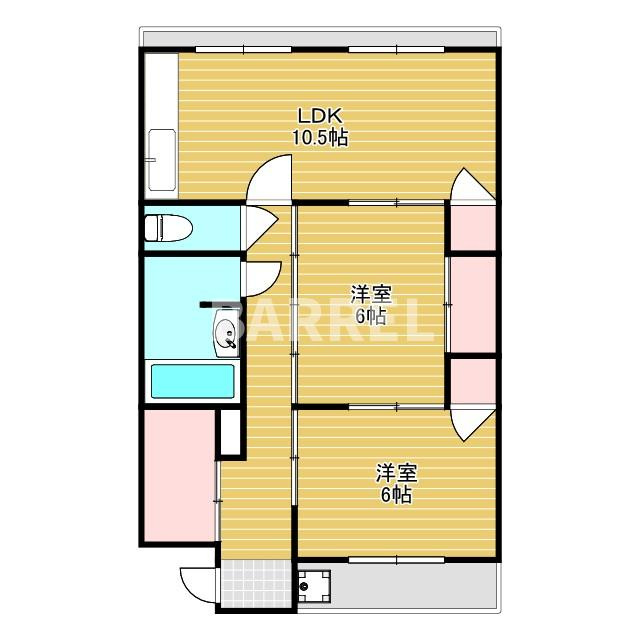 小曽根マンションの間取り