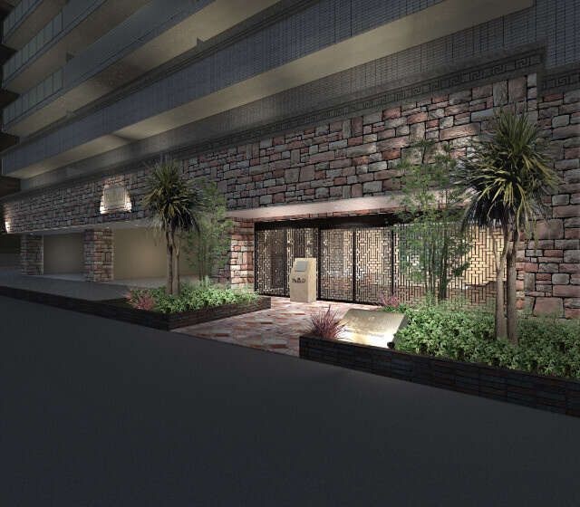 プレジオ西宮北口のエントランス