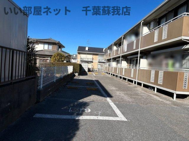 ベルハイムⅡの駐車場