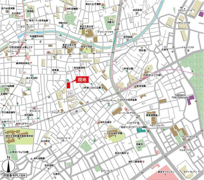 【地図】 | ジオエント中野弥生町
