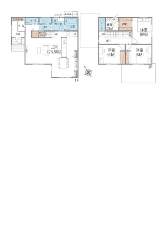 【間取り】 | 今治市山路　建売住宅2号棟