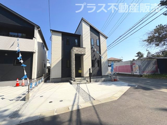 【外観】 | 福岡市東区奈多2丁目5期　1号棟（全5棟）【仲介手数料無料・0円】 | 完成しました。物件内部もご見学頂けます。プラス不動産販売にお任せ下さい。