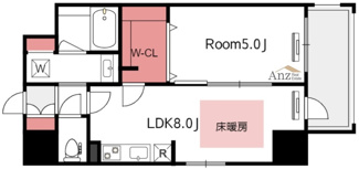 【間取り】 | エステムコート北堀江