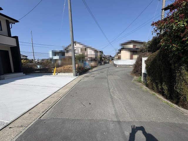 【その他】 | 福岡市東区奈多1丁目2期　2号棟（全6棟）【仲介手数料無料・0円】 | 現地写真。前面道路です。