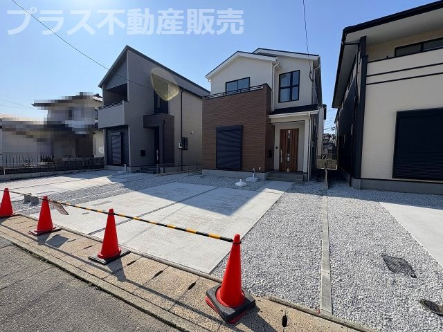 【外観】 | 福岡市東区奈多1丁目2期　2号棟（全6棟）【仲介手数料無料・0円】 | 現地写真。同じ物件を見るなら、プラス不動産販売にお任せ下さい。