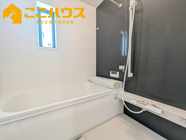 うるま市与那城屋慶名第6　クレイドルガーデン　新築戸建て　全4棟　4号棟の浴室|お子様とゆっくりくつろげる1坪ユニットバス
