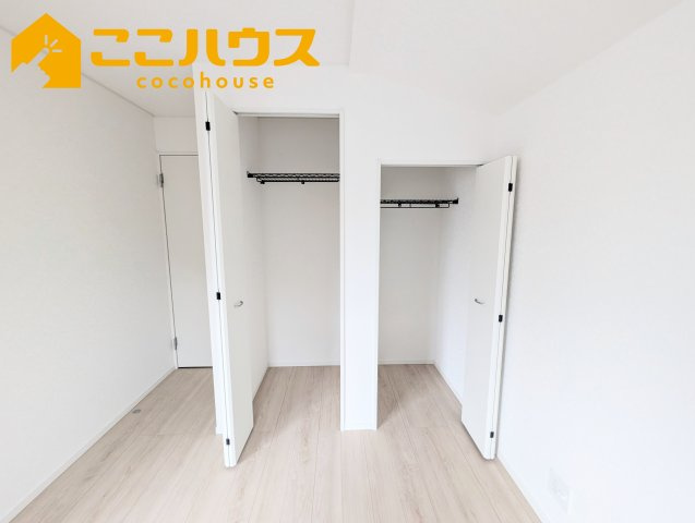 うるま市与那城屋慶名第6　クレイドルガーデン　新築戸建て　全4棟　4号棟の収納|洋服が多い方でも安心の収納力
