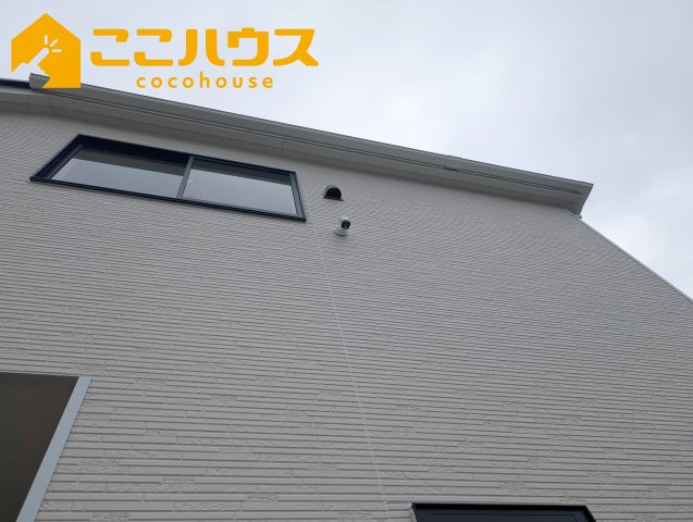 うるま市与那城屋慶名第6　クレイドルガーデン　新築戸建て　全4棟　4号棟の防犯設備|防犯カメラ