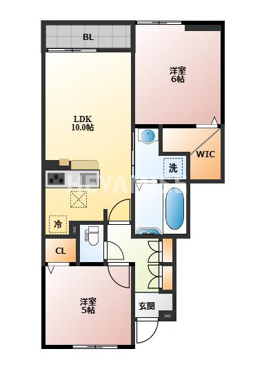 エミネント長田Ⅰの間取り