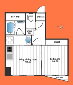 【間取り】 | リフレスコア旗の台